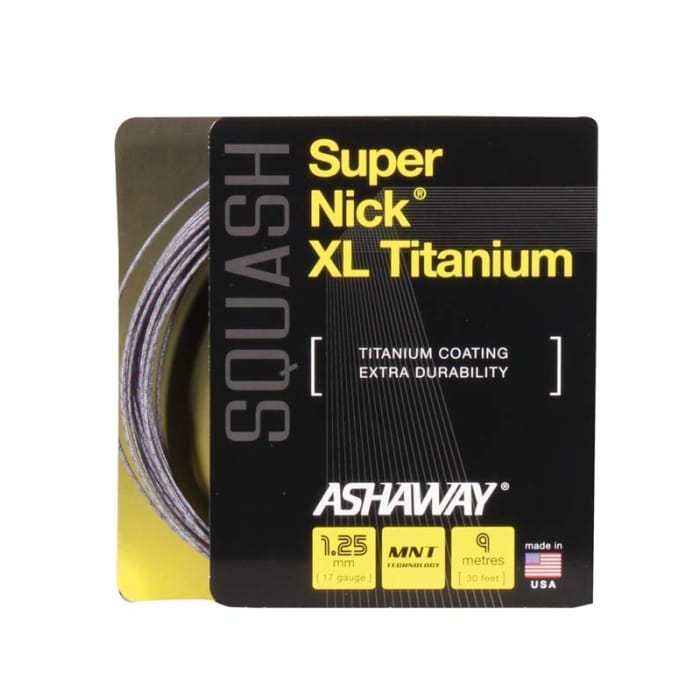 Πλέγμα Squash ASHAWAY SuperNick XL Titanium