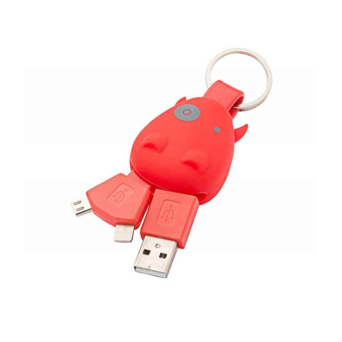 Μπρελόκ USB Smart Charger Munkees 3700