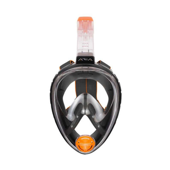 Μάσκα Θαλάσσης Fullface Ocean Reef Aria Classic Μαύρη