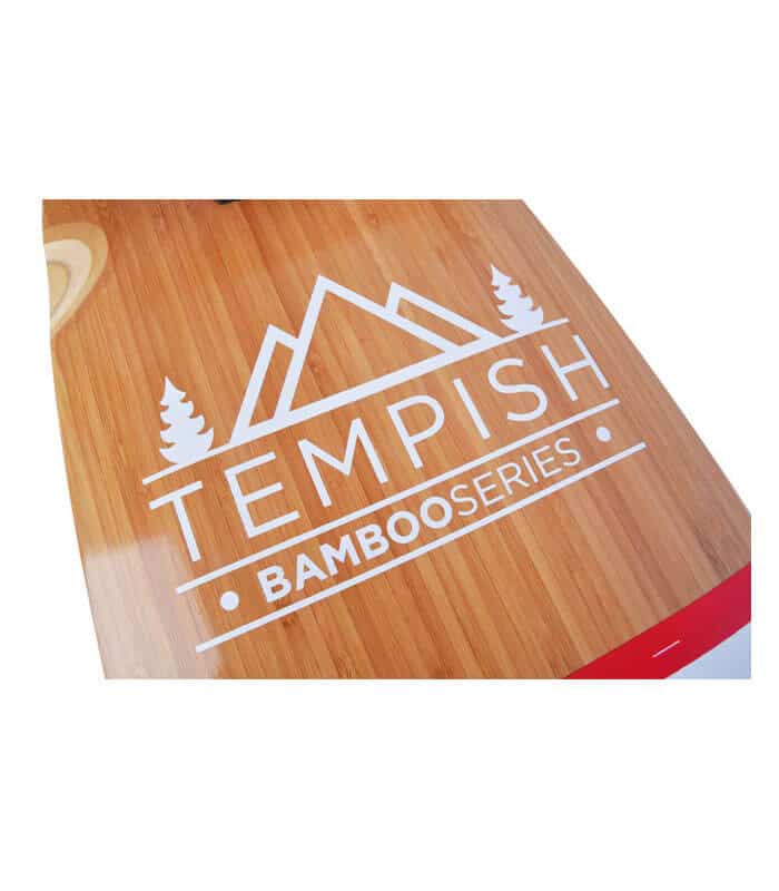 Σανίδα Longboard Πατίνι FLOW 42" Bamboo Κόκκινο TEMPISH