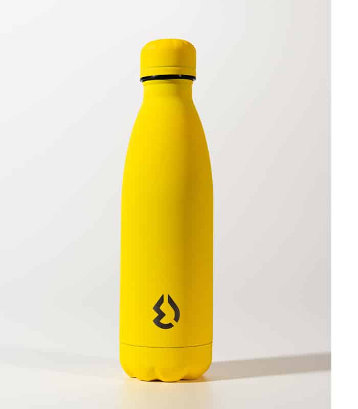 Μπουκάλι Θερμός Ματ 500ml Water Revolution Κίτρινο