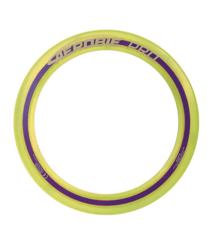 Δίσκος Frisbee Δαχτυλίδι AEROBIE Ring Pro Ø33cm Κίτρινο