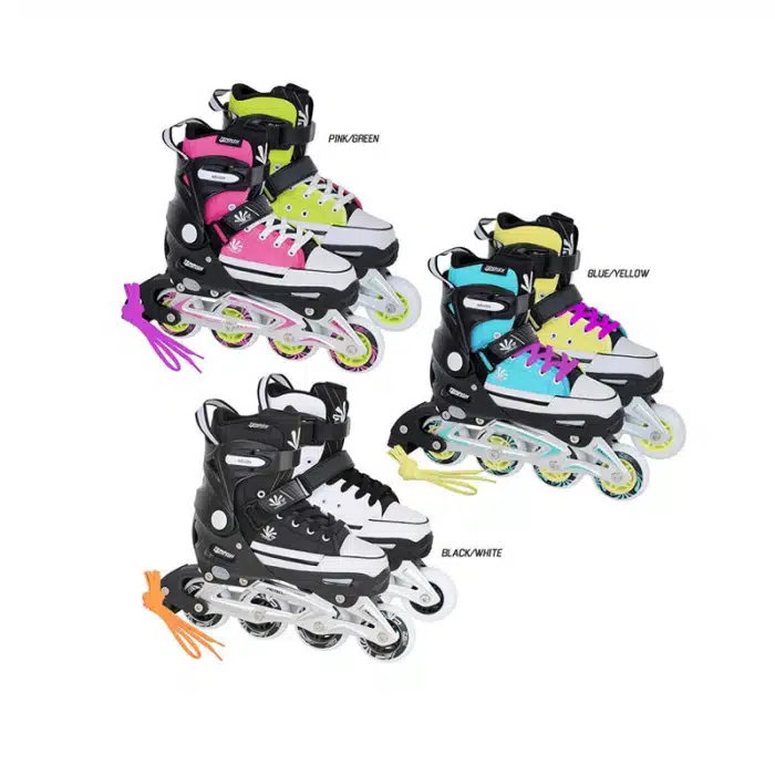 Roller Skates In-Line TEMPISH MAGIC REBEL Ρυθμιζόμενο Άσπρο/Μαύρο