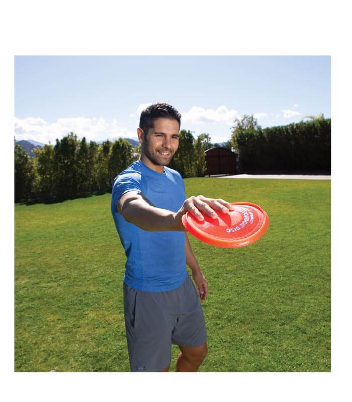 Δίσκος Frisbee "SQUIDGIE" 20cm AEROBIE Κόκκινο