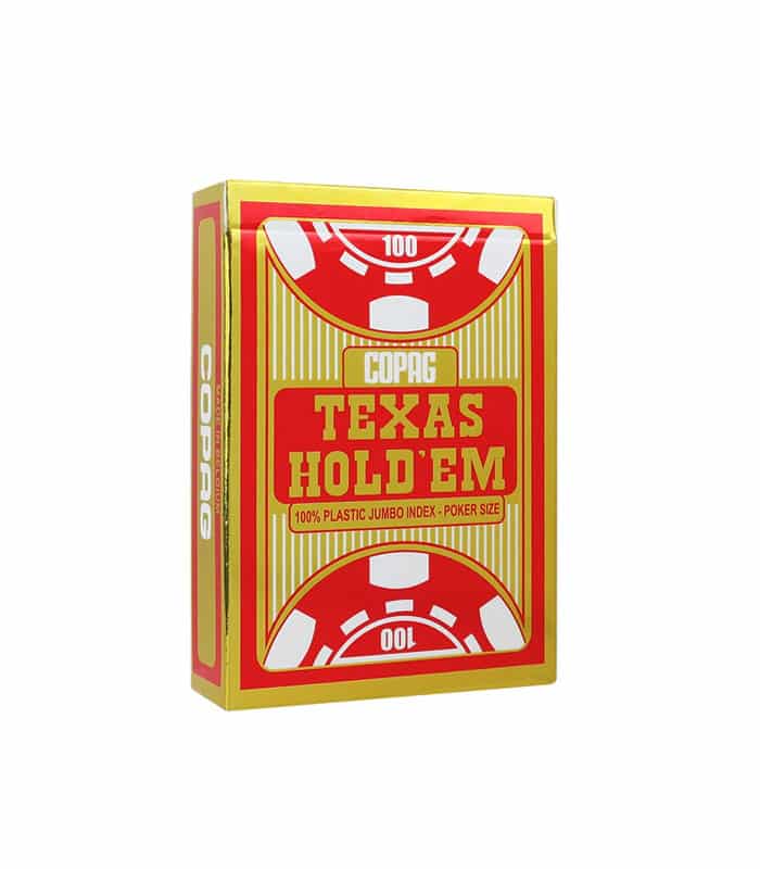 Τράπουλα Πόκερ Texas Hold'em Κόκκινη