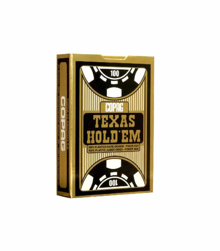 Τράπουλα Πόκερ Texas Hold'em Μαύρη