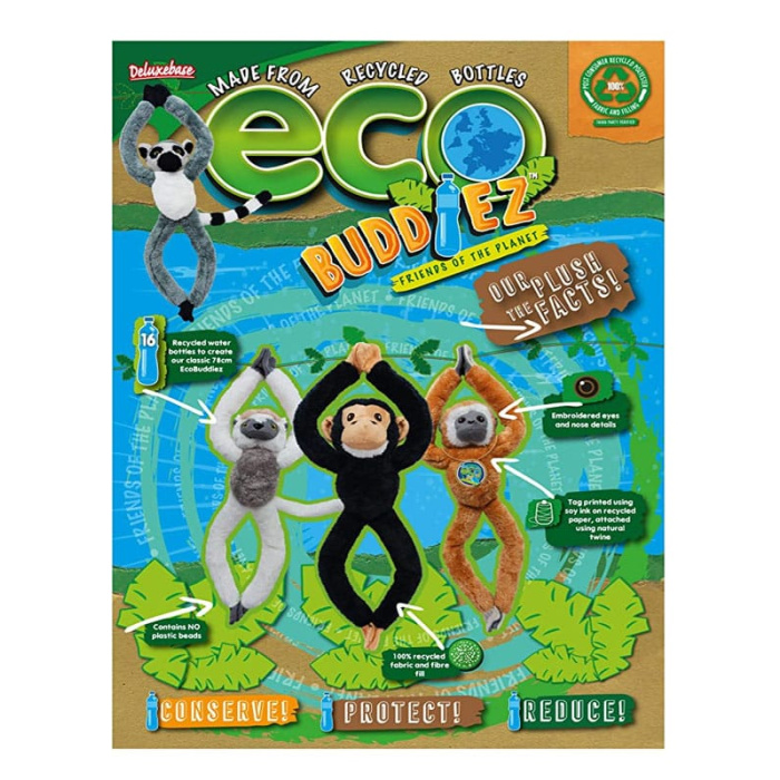 Λούτρινο Eco Buddies tree hugger-chimp