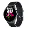 Smartwatch SL24 μαύρο χρώμα κάσα & λουράκι σιλικόνης