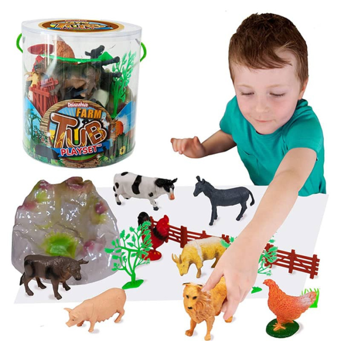 Σετ Παιχνιδιών φάρμα ζώων farm Μινιατούρες για παιδιά