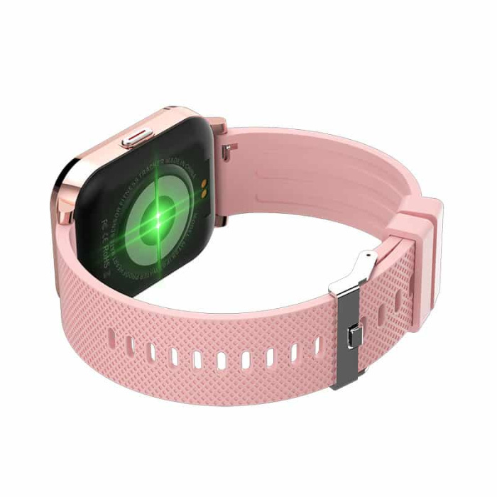 Smartwatch SL44, ροζ χρυσό καντράν & ροζ λουράκι σιλικόνης